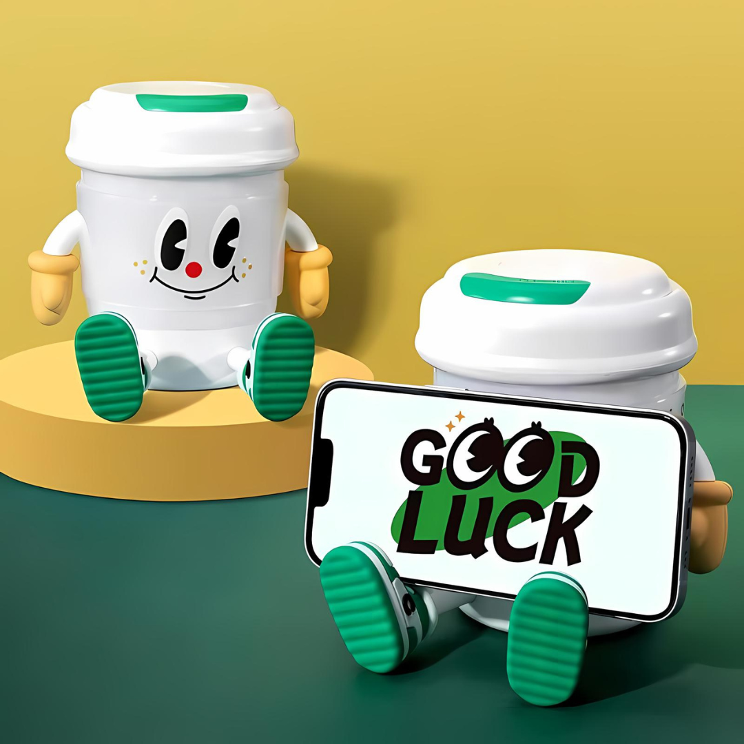 coffee night light with speaker and phone stand coffee night light with speaker and phone stand