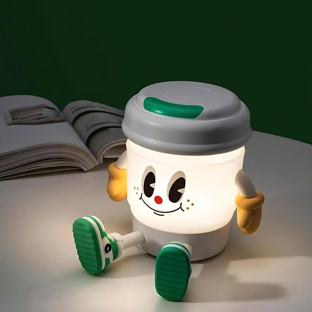 coffee night light with speaker and phone stand coffee night light with speaker and phone stand