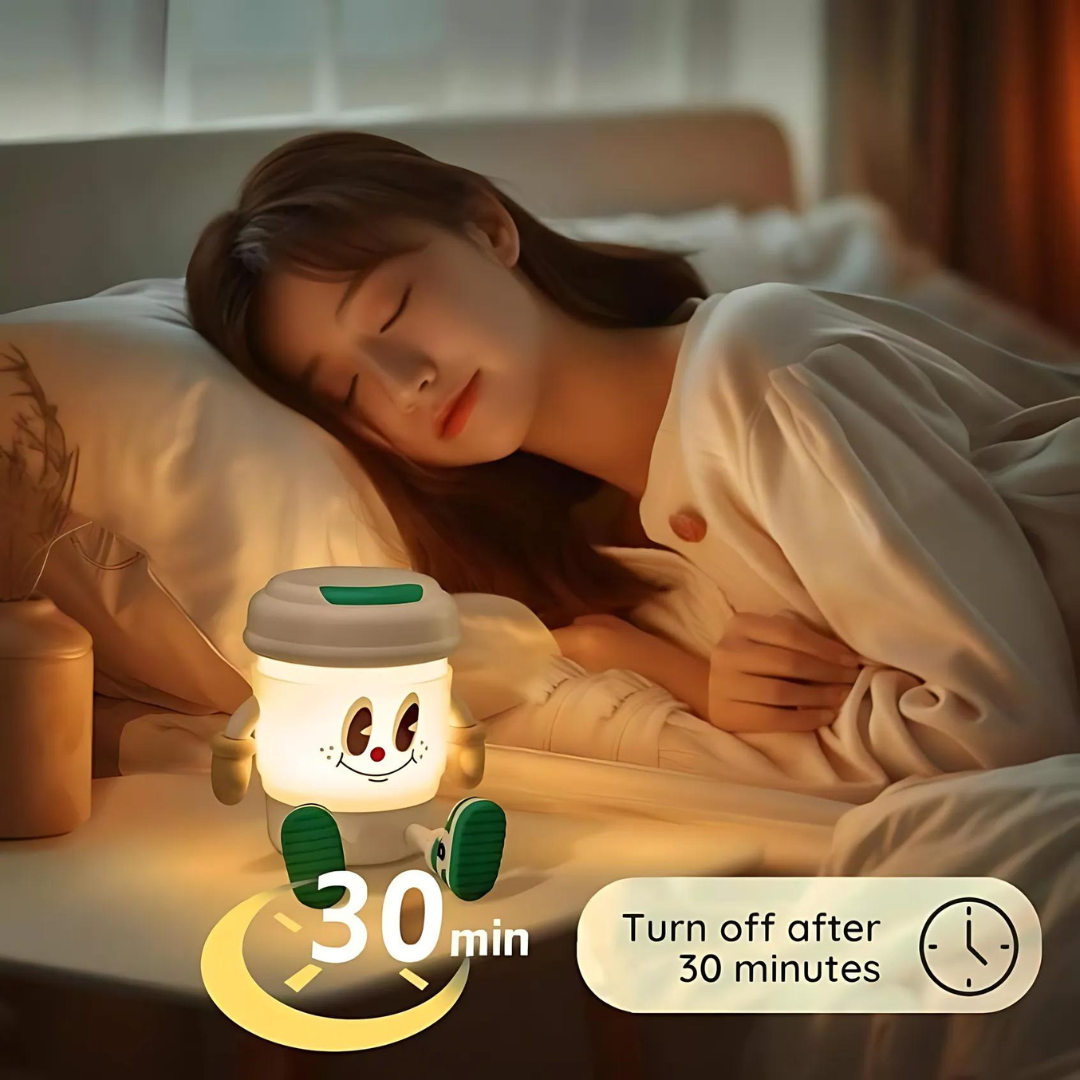 coffee night light with speaker and phone stand coffee night light with speaker and phone stand