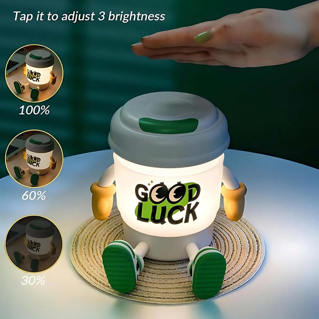 coffee night light with speaker and phone stand coffee night light with speaker and phone stand