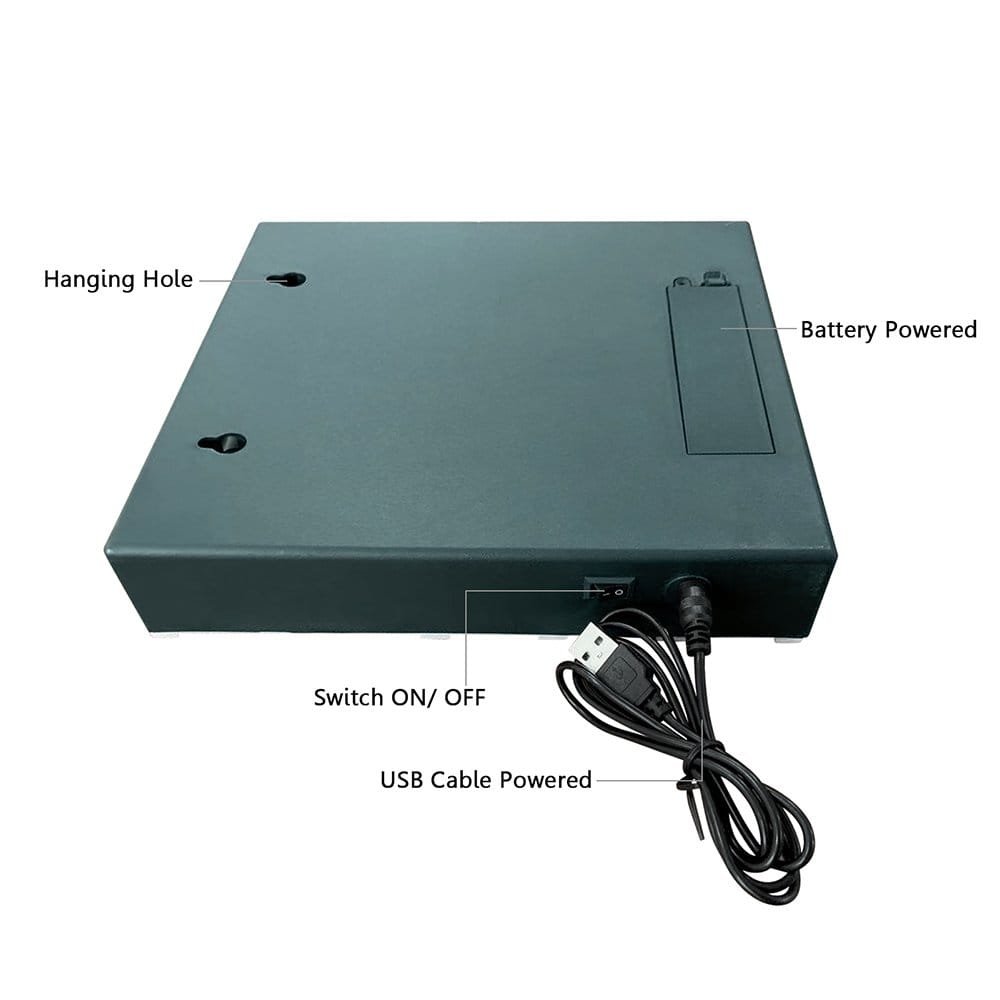 cinematic light box with photo frame and letters cinematic light box with photo frame and letters