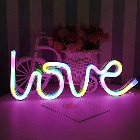 love neon light multicolor love neon light multicolor