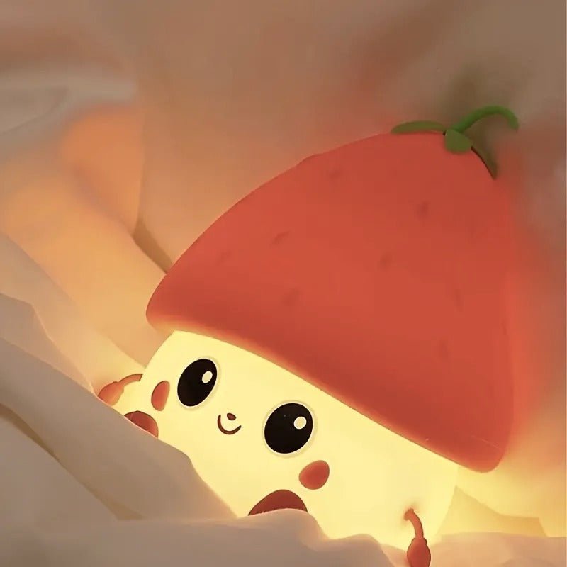 kawaii strawberry mini night light kawaii strawberry mini night light