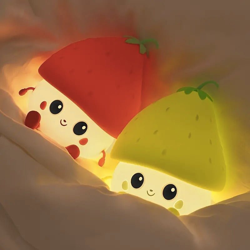 kawaii strawberry mini night light kawaii strawberry mini night light