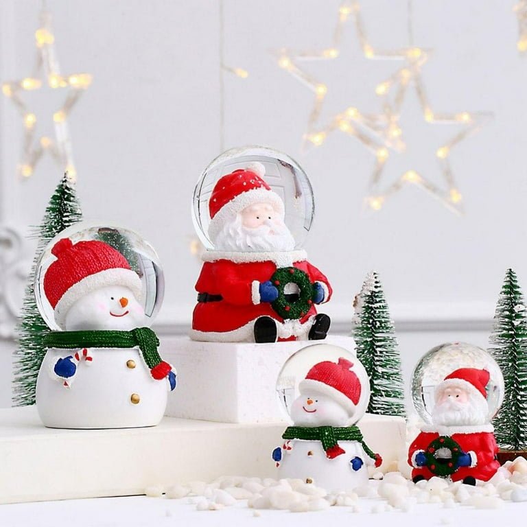 santa snow globe with light santa snow globe with light